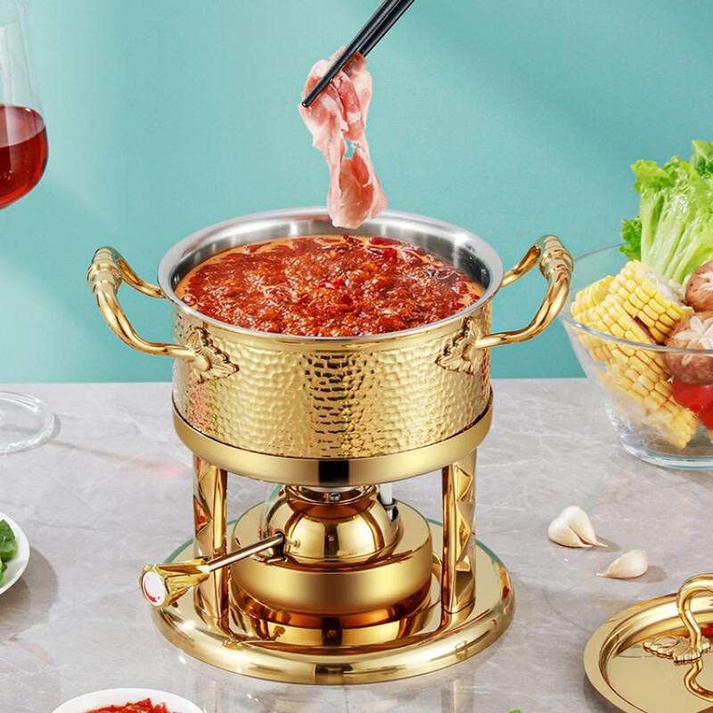 Wutuo Stainless Steel Mini Hot Pot with Portable Gas Stove