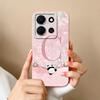 For Infinix Note 30 Pro 30i 30 VIP Phone Case Cute Panda Letters Soft High Quality Liquid Silicone Shockproof Couple Back Covers