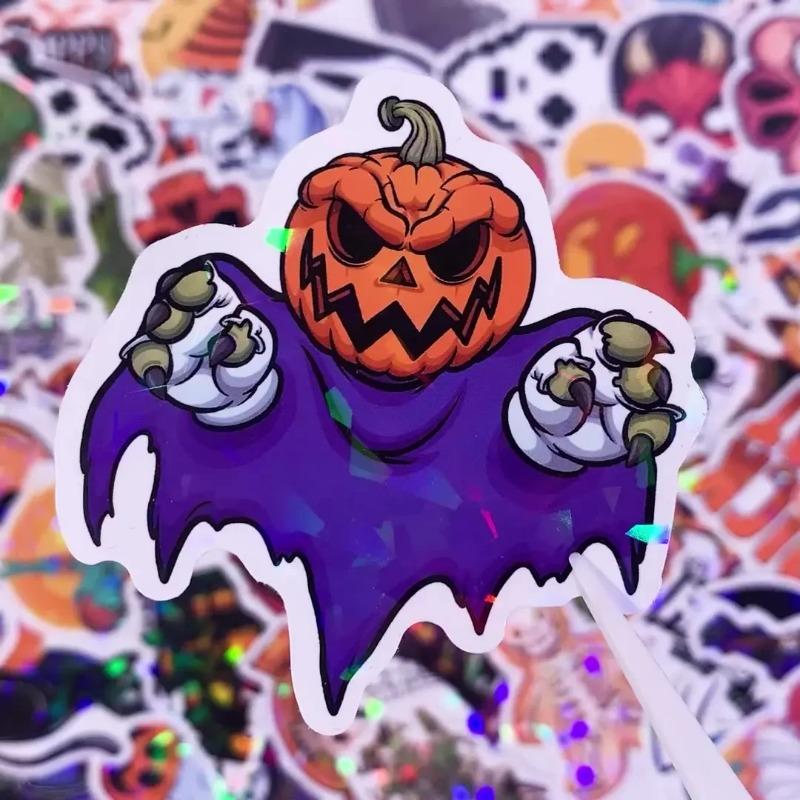 Halloween Festival DIY Stickers Waterproof Laptop Luggage Decals Holiday Decoration Stickers Home Decoration Party Supplies