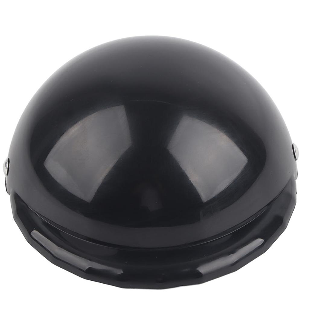 Casco da Motociclista per Cane da Compagnia Cappello da Ciclismo Copricapo Articoli da Esterno(Nero M)
