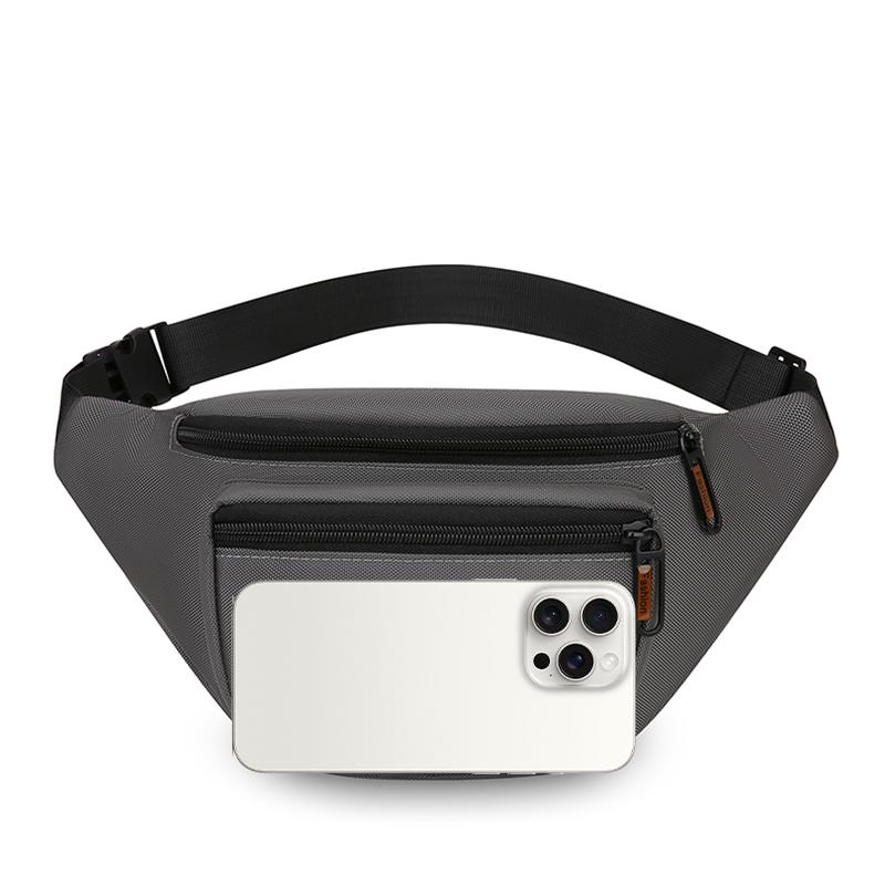 Waterproof Men's Waist Pack Fanny Pack with Adjustable Strap for Travel Sports Running - Quick-Access Outdoor Waist Bag