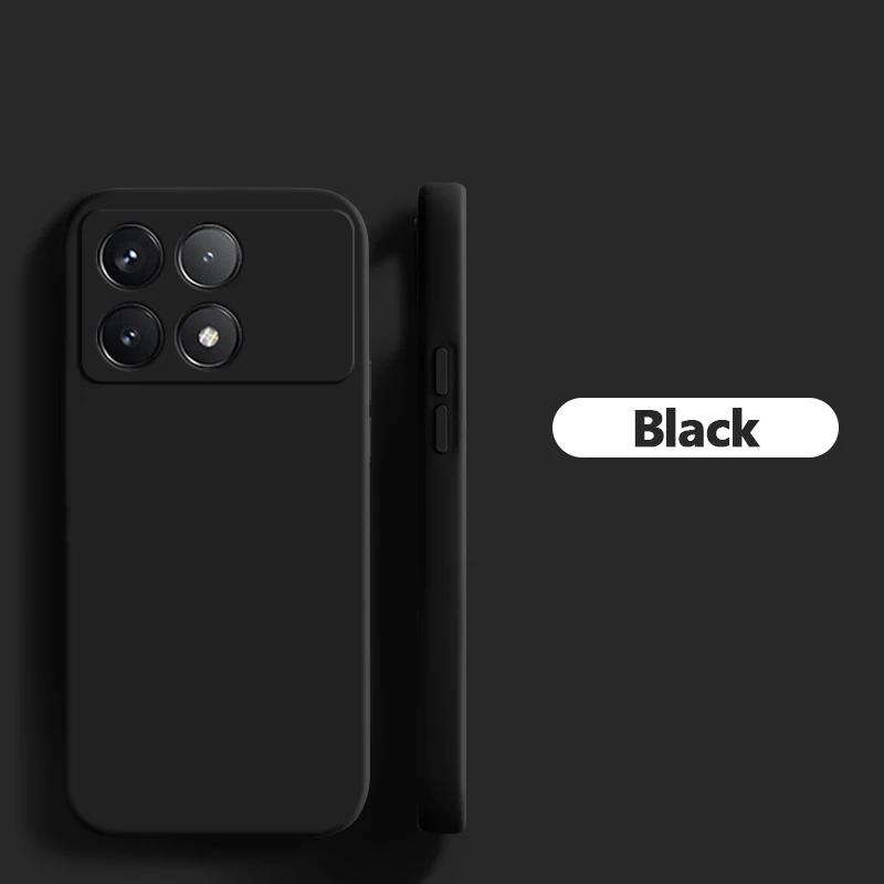 Luxus Original Flüssigsilikon Soft Cover für Xiaomi Poco X6 Pro Poco X 6 Pro X6pro Pocox6 Pro 5G Telefonhülle