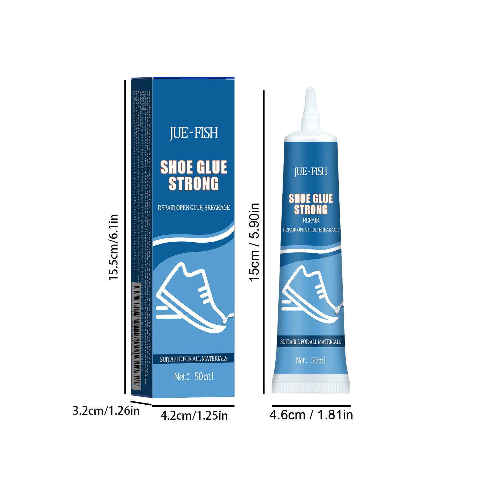

Shoe Repair Glue Quick Dry Waterproof Adhesive Strong Bonding High Temperature Resistant Multi Leather Sneaker Boot Sole Fixer 50ml