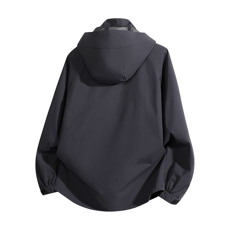 Frühlings Trendiger Berg Windbreaker Jacke Damen Leicht Gelb Zitronenfarben Outdoor Wanderjacke Unisex