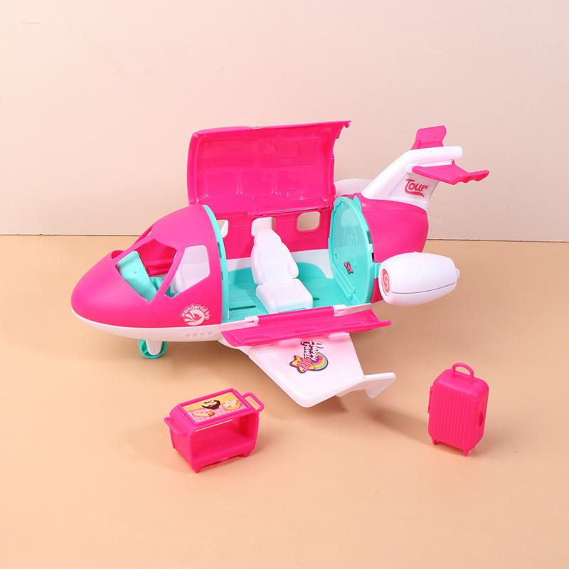 1 Набор Кукольный домик Симуляция Самолет Мечта Самолет Путешествие Частный Самолет Кукла Игровой домик Самолет Игрушки Детский Игровой домик Игрушки Подарки