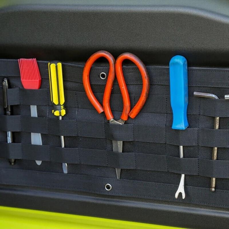 Large Capacity Space Saving Trunk Organizer Luggage Storage Bag Tailgate Organizer for Jimny JB43 JB64 JB74 Easy to Fold