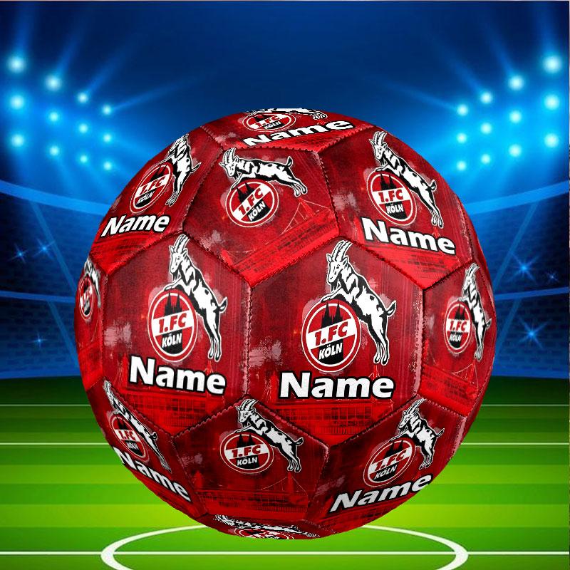 Custom Name Personalized FC Koln Print Size 5 Soccer Ball Training & Match Football, for Team, Kicking, Gift for Football Enthusiasts