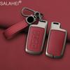 Interior Mouldings Leather Car Key Case Cover  Protector Shell For Toyota Camry Corolla RAV4 Highlander Avalon 2015 2016 2017 20