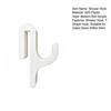 Shower Hook Plastic Anti-Slip Compression Resistant Hook Within 8mm Glass Door Drill-Free Installation Hook for Bathroom