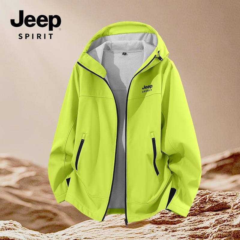 JEEP SPIRIT Men's Warm Soft Shell Outdoor Jacket