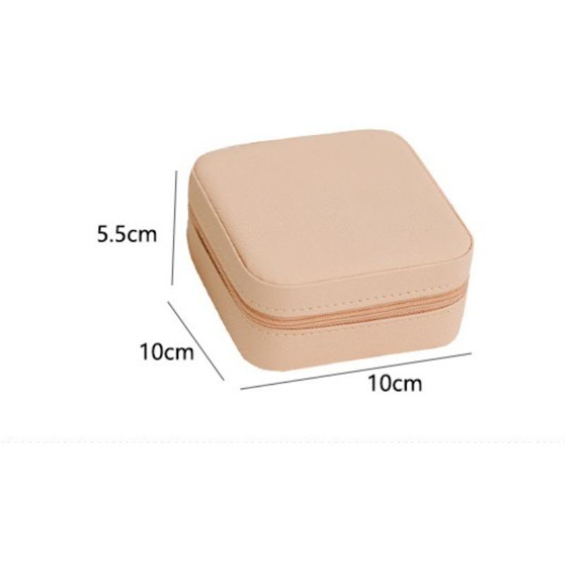 High End Jewelry Box Portable Item Ring Dust-proof Storage Earrings Small and Exquisite Jewelry Box