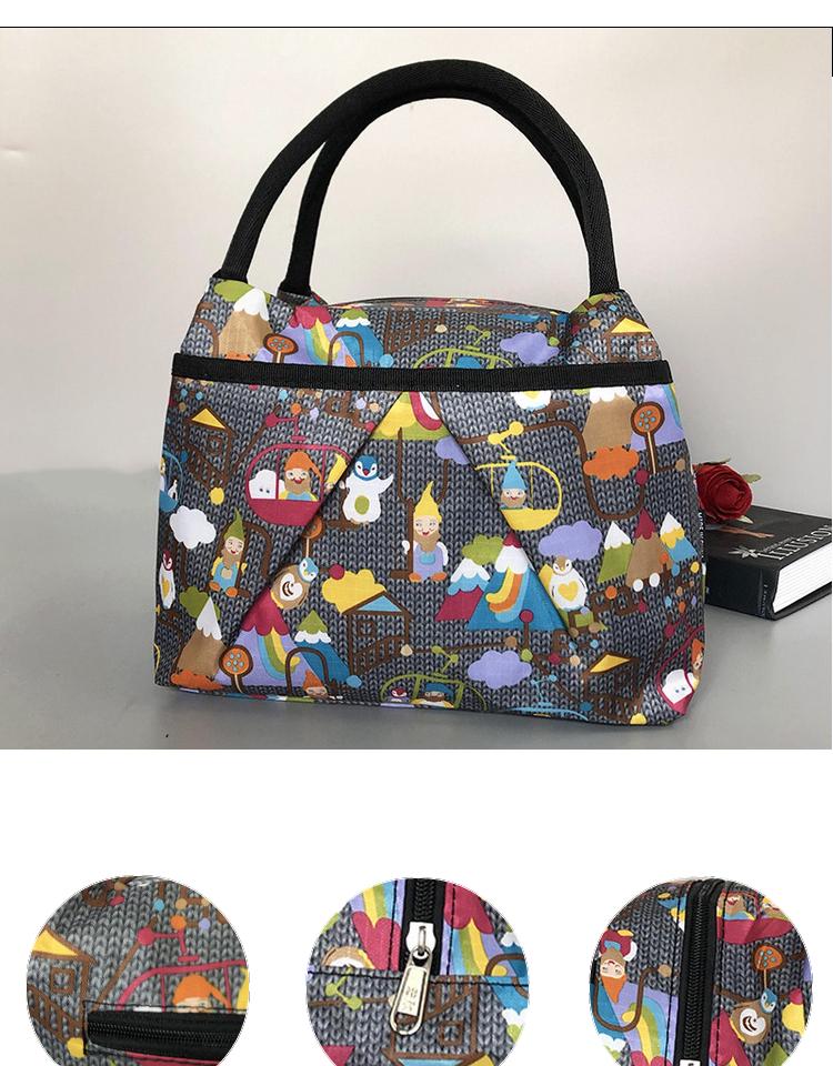 Waterproof Oxford Tote: Stylish Handbag for Middle-Aged Women - Perfect for Work and Outings