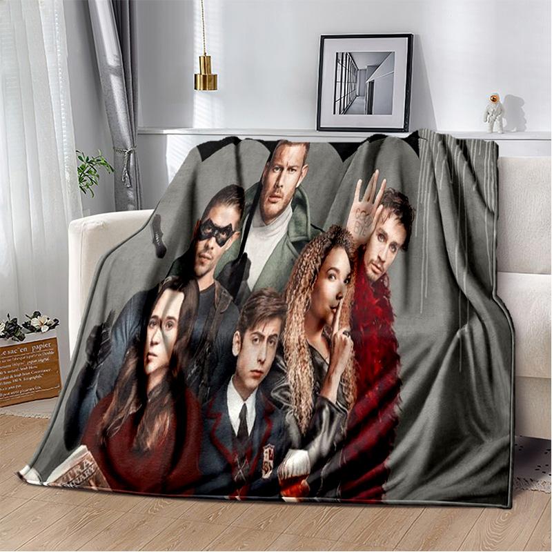 The Umbrella Academy TV Movie Soft Plush Blanket,Flannel Blanket Throw Blanket for Living Room Bedroom Bed Sofa Picnic Cover Kid