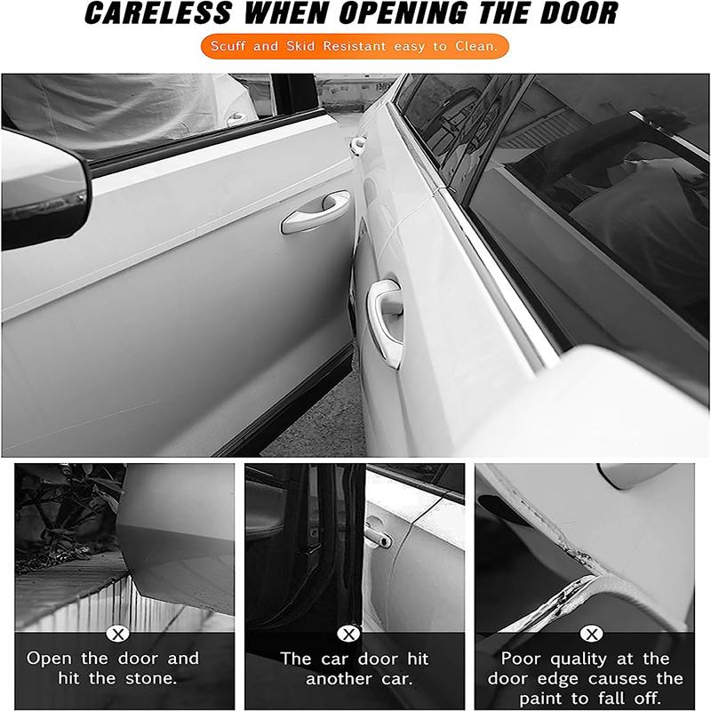 Universal Car Door Edge Guard Door Sill Protector Anti-Collision Strip Edge Front Rear Bumper Door Sill Protector