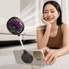 Quiet Operation 2 in 1 Magnetic Fan Holder Adjustable Mini Desk Fan  Outdoor Travel
