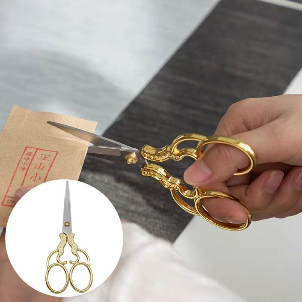 Vintage Embroidery Scissors Zinc Zinc Zinc Alloy Embroidery Needlework Tools Craft Scissors Handicraft
