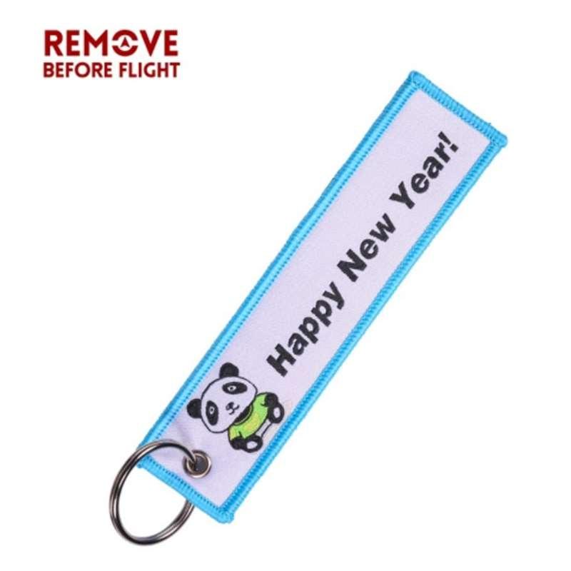 Удалить перед полетом милый брелок с узором панды веселый рождественский брелок милые — фото 3