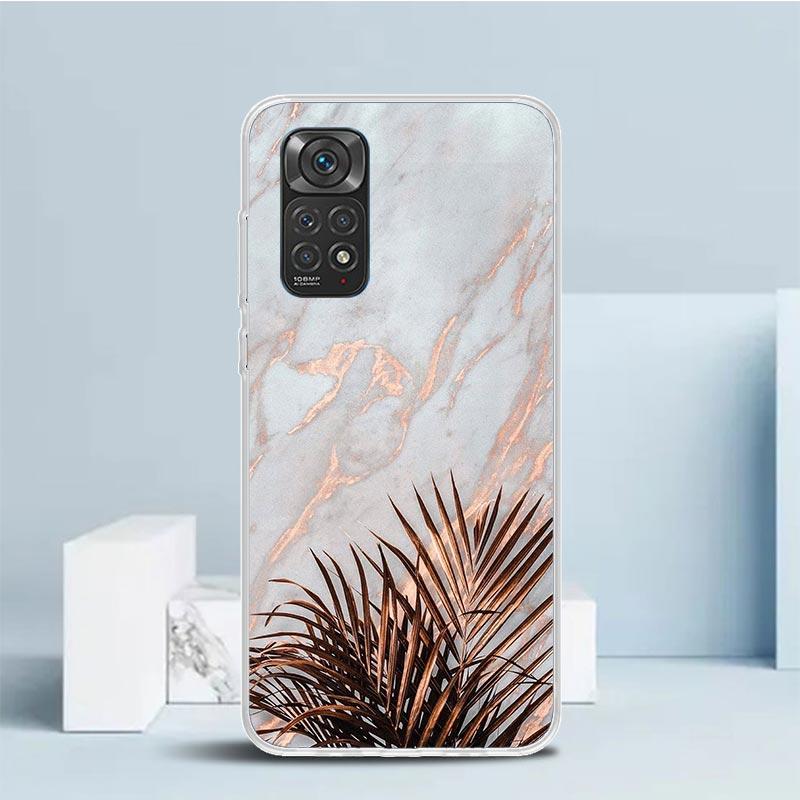 Beautiful Rose Bling Picture Phone Case For Xiaomi Redmi Note 15 14 14S 13 12S 12 Pro Plus 11S 11 11T 11E 10S 10 + Soft TPU Back