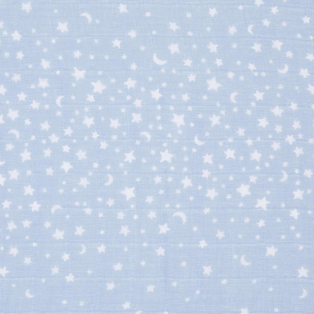 aden anais Star Bibs with Set of Muslin Adjustable in 3 Baby BBADABASNC30005J & Snaps, 3, Cotton, Levels, Gift,