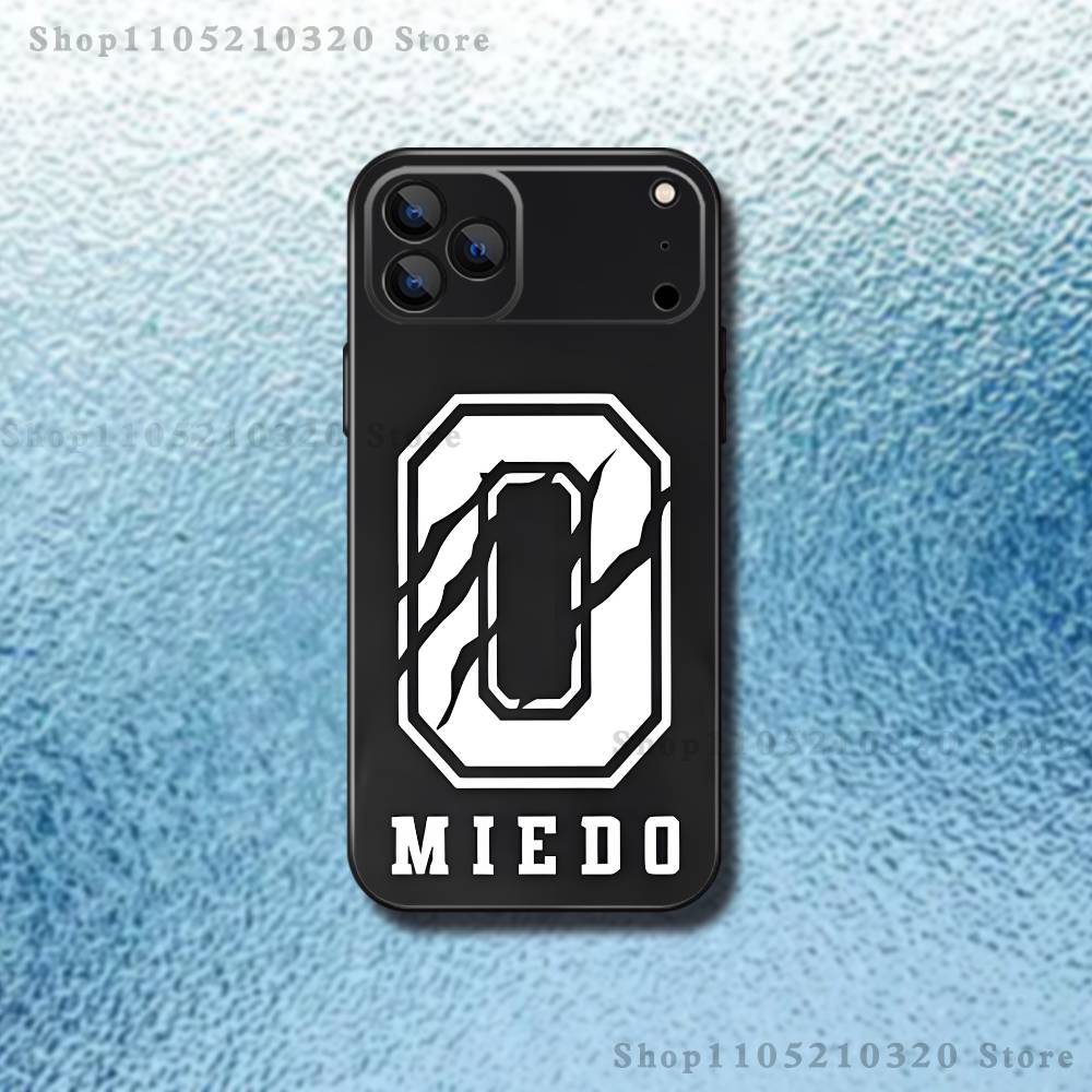 Penta Zero M-Miedo Phone Case For iPhone 17,16,15,14,13,12,11 ,Pro Max,XS,X,XR,SE,Mini,8,7,Soft Silicone Black Cover
