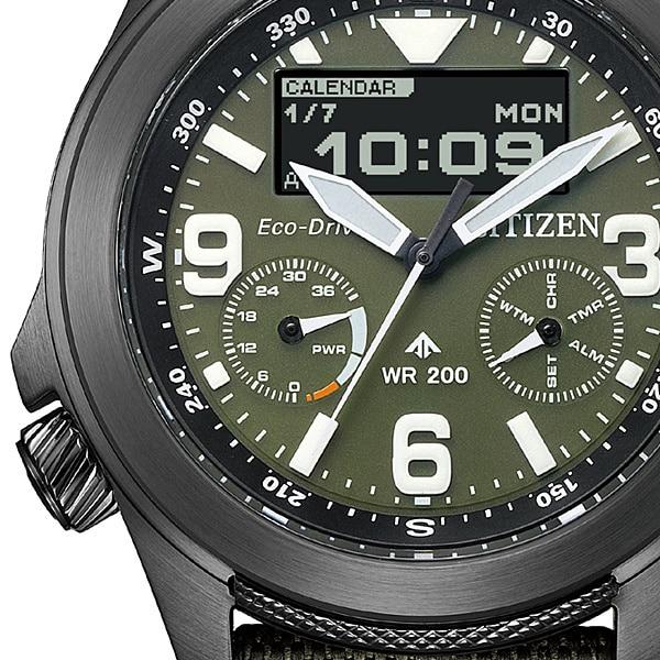 Citizen JV1005-02W menn ( Se PROMASTER LAND-serien Solcelledrevet Eco-Drive) Rundklokke