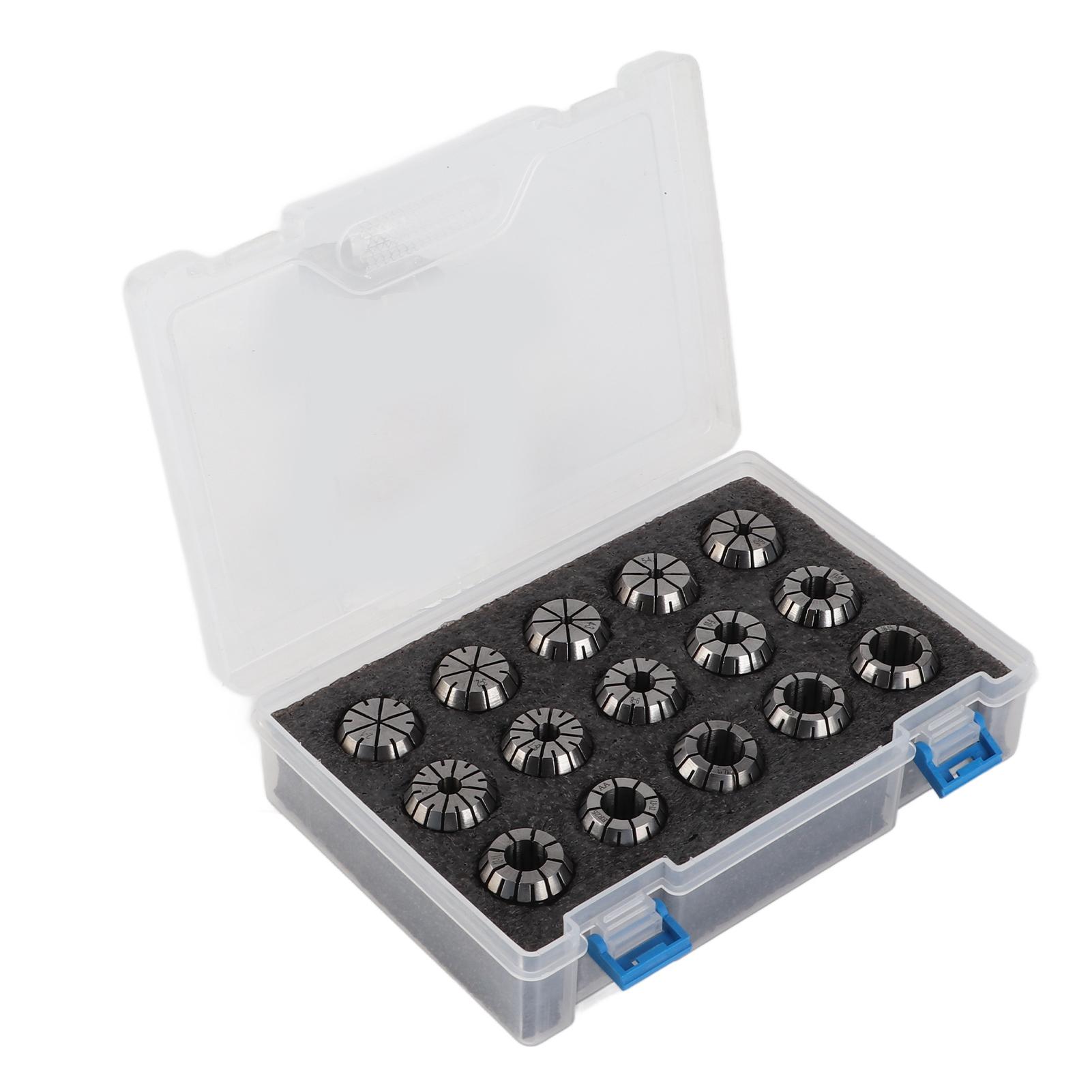 

15 шт. Набор патронов ER25, высокоскоростные стальные пружинные цанги с гаечным ключом, детали фрезерного станка с ЧПУ