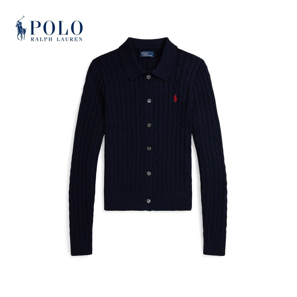 Polo Ralph Lauren Slim Fit Cable Knit Cardigan Women Knitwear WMPOSWENDW20482