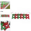 Christmas Santa Claus Pattern Banner Set With Unique Design For Holiday Wall Art And Celebrations