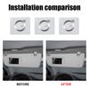 Bkqtn9 10pcs Car Badges Interior Nickel Stickers Badges Auto Decoration for Volvo V50 S40 S80 XC60 S90 XC90 S60 XC40 C40 S60 V90 EX90