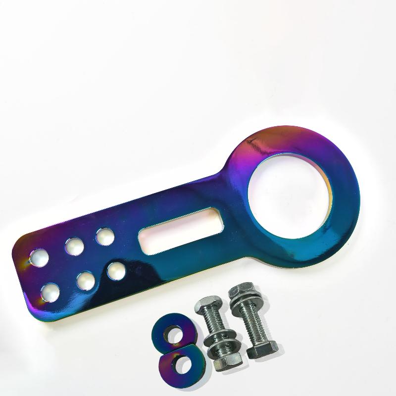 Universal Aluminum Alloy Tow Hook for Cars - Racing Cool Multi-Color Front Towing Hook Off-Road Vehicle Modification Accessory