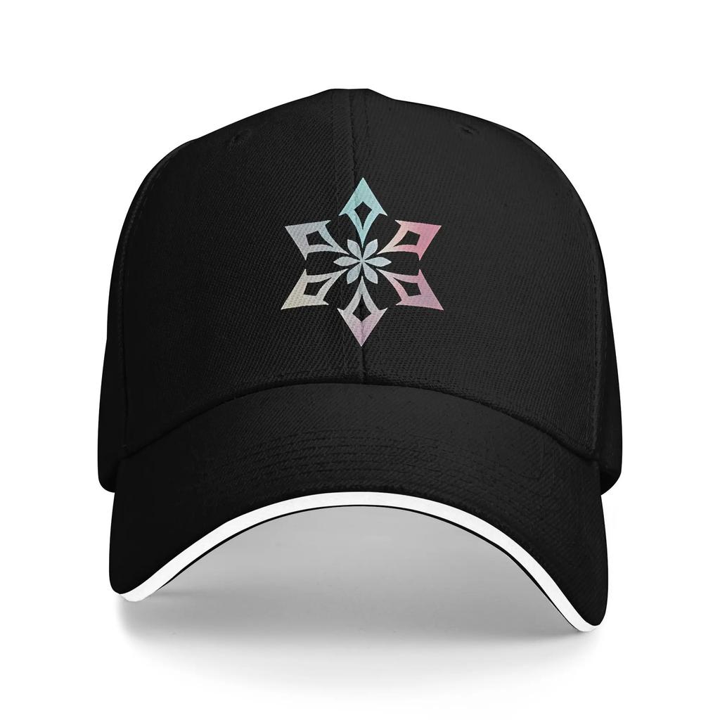 Anemo Geo Hydro Slime Genshin Impact Slime Stack Baseball Caps Casual Sandwich Caps Unisex Women Breathable Dad Hat Sport