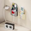 Uchwyt ścienny na telefon komórkowy Uniwersalny organizer do przechowywania telefonu komórkowego Pilot do telewizora Uchwyt wiszący do stacji ładującej