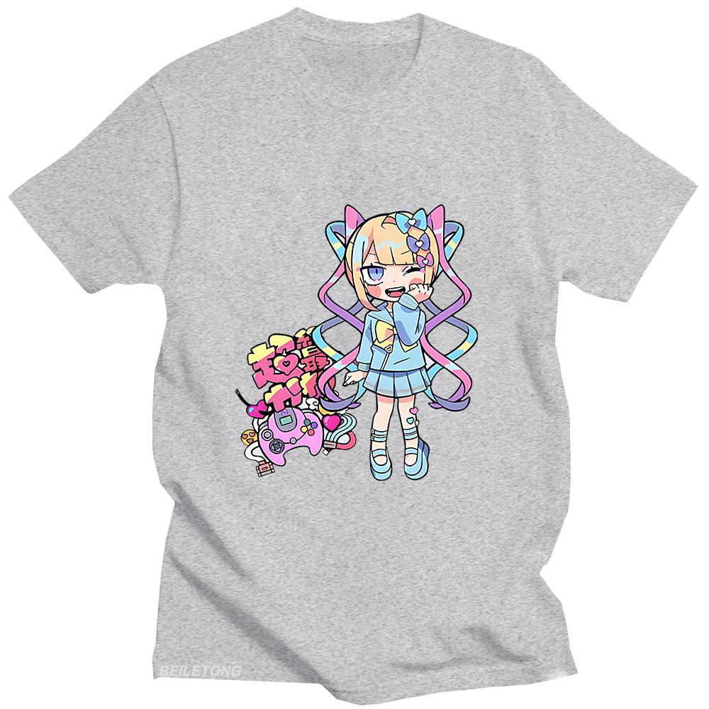 NEEDY GIRL OVERDOSE Tshirts 100% Cotton Shirt Women Kawaii Clothes Anime Graphic T Shirts Summer Prevalent T-shirts Short Sleeve