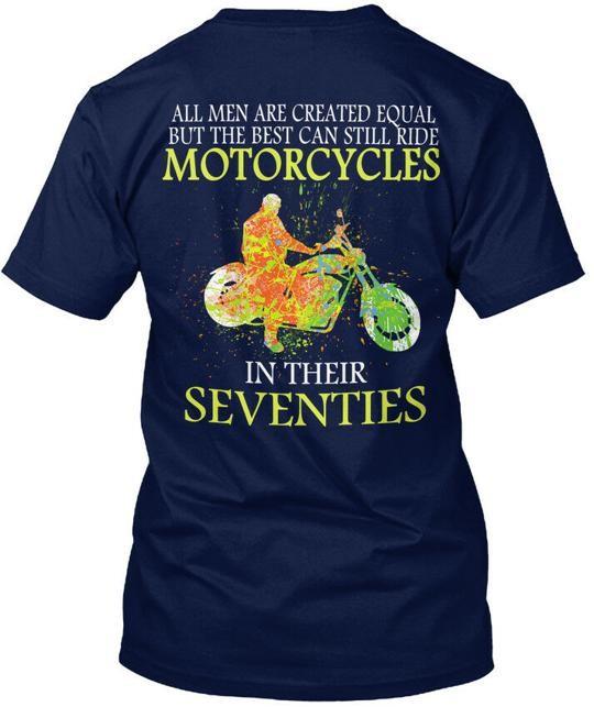 Equal Biker Seventies Man 3 T-Shirt Made in the USA Size S to 5XL S