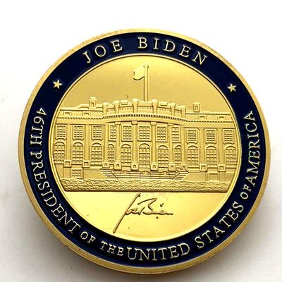 Moneta commemorativa souvenir del 46esimo presidente degli Stati Uniti Joe Biden