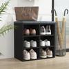 Shoe Rack Black 52.5 X 30 X 50 Cm