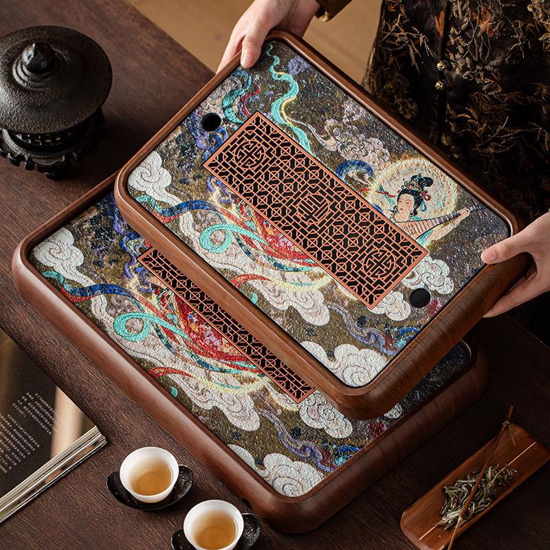 Ancient Dunhuang Style Tea Tray