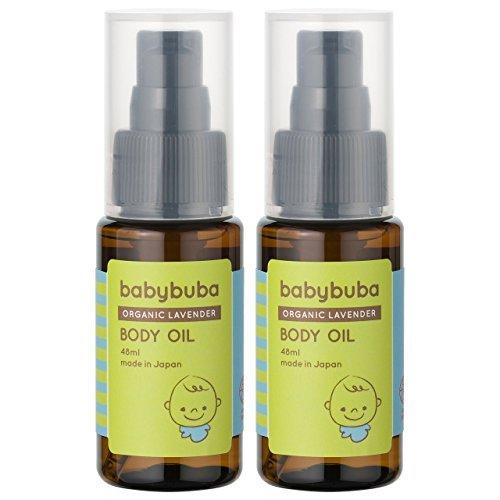 

babybuba Органическое детское масло Увлажняющий Push Nozzle Детский массаж Уход за детской кожей Расслабляющий эффект Сделано в Японии может использоваться из (Могут ли новорожденные) [Набор 2]