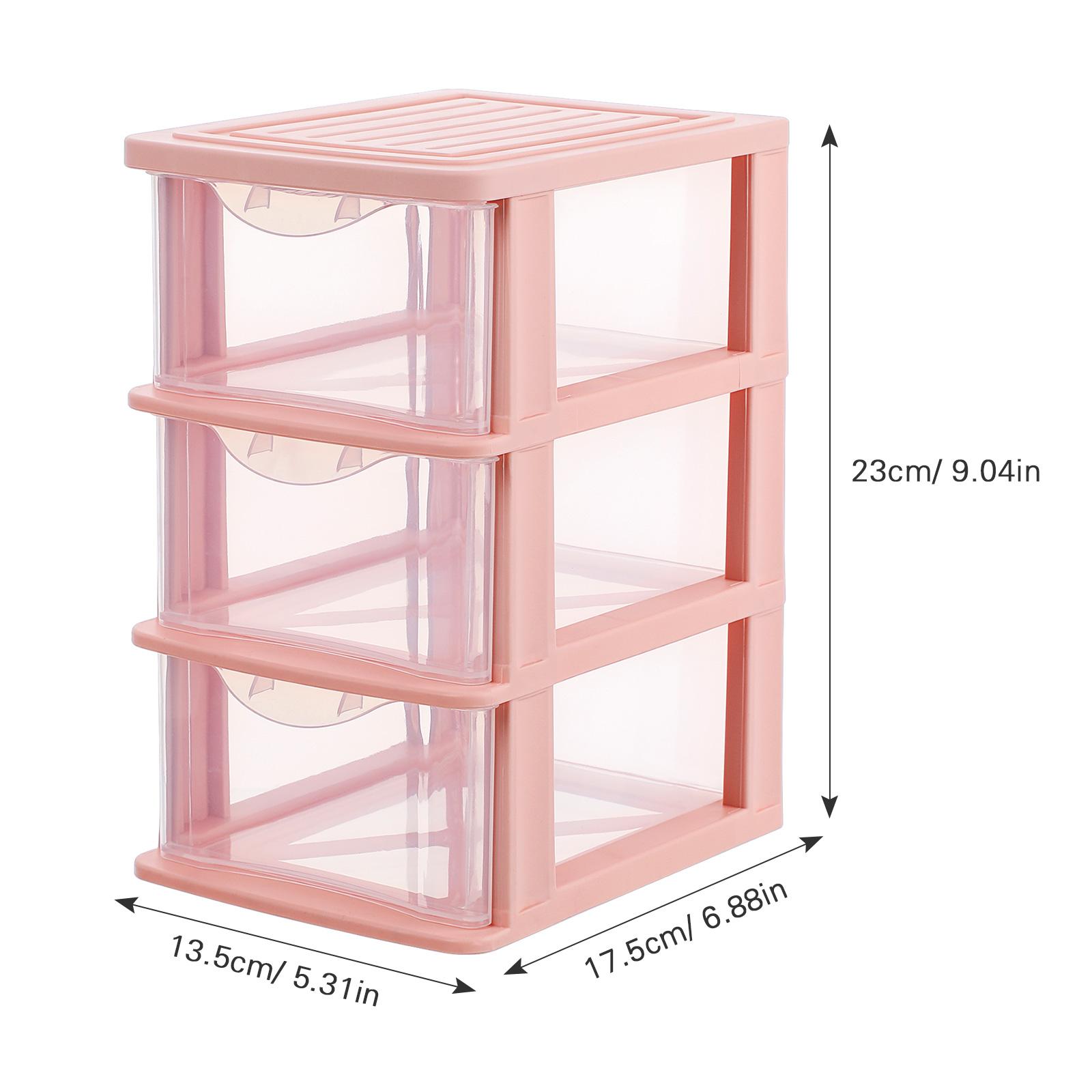 

Drawer Cabinet Multilayer Desktop Storage Box Transparent Organizer Holder Makeup Case For Skincare Products Stationery 23X17.5X13.5CM
