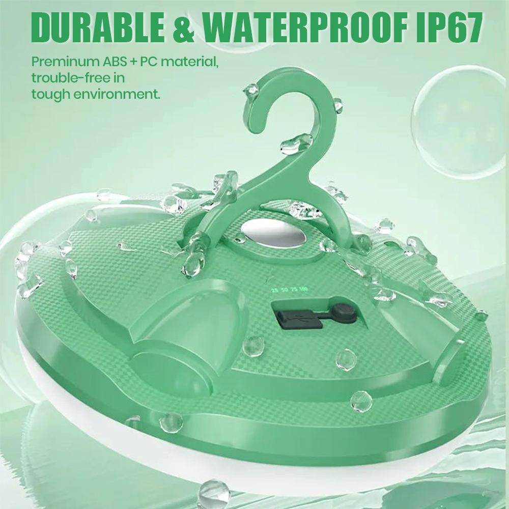 2025 High Quality Outdoor Solar Camping LED Tent Light New Hot Sale Rechargeable Solar Lantern Flashlight with ABS Body