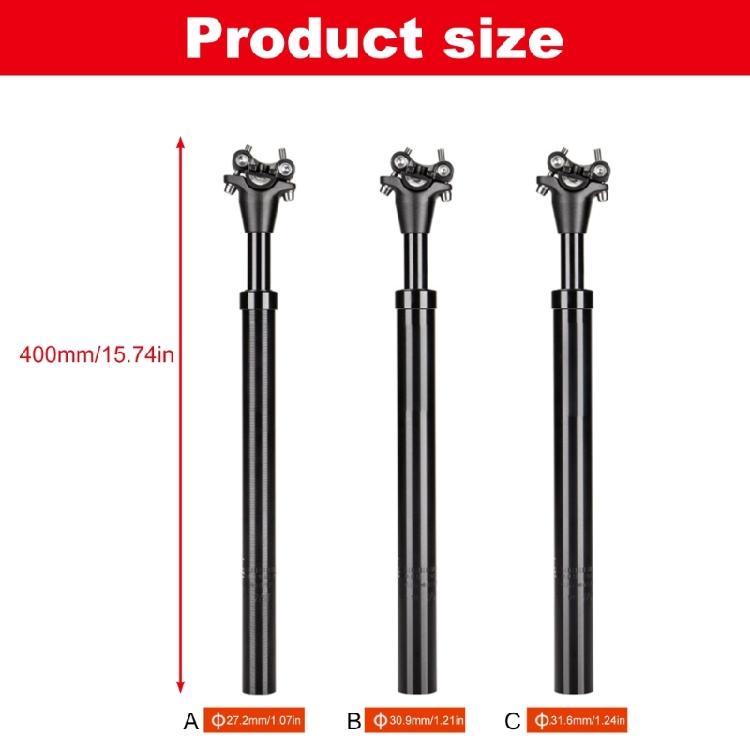 Bicycles Seat Post Suspension Shock Absorbers Bike Seat Post Light Weight Aluminum Alloy Seat Post Easy to Install