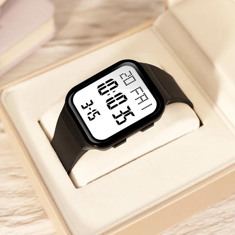 Watch For Men Sports High School Students Trendy Couple Watch Waterproof Alarm Clock Multi Functional Women Electronic Watches