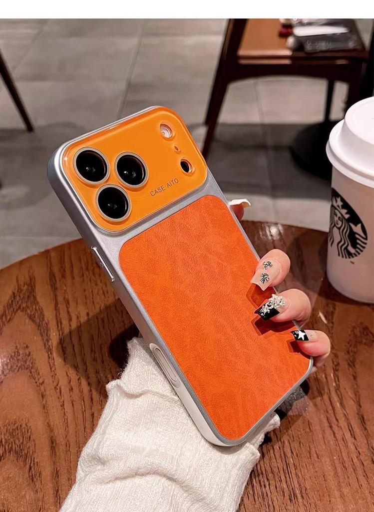 iPhone 17 Pro Max Leather Leopard Print Case with Large Window, Apple 16 Lens Protection, and Drop Protection Cover.