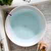 TLXT Large Round Freestanding Soaking Bathtub