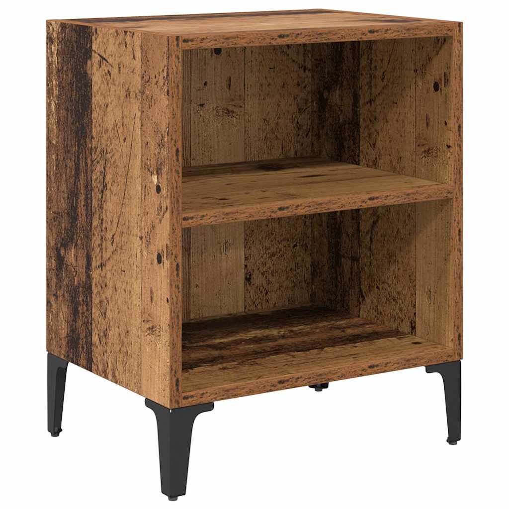 Nightstand Reclaimed Wood Look 40 x 30 x 50 cm Engineered Wood