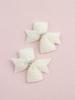 Kızlar İçin Yeni Beyaz İnci Saç Fiyonku Saç Klipleriyle Simli Yapay Elmas Merkezli Fiyonklar Saç Tokaları Çocuk Butik Saç Aksesuarları