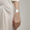CASIO Quartz Movement Stainless Steel Strap Watch Unisex White Dial LTP-VT04D-7A