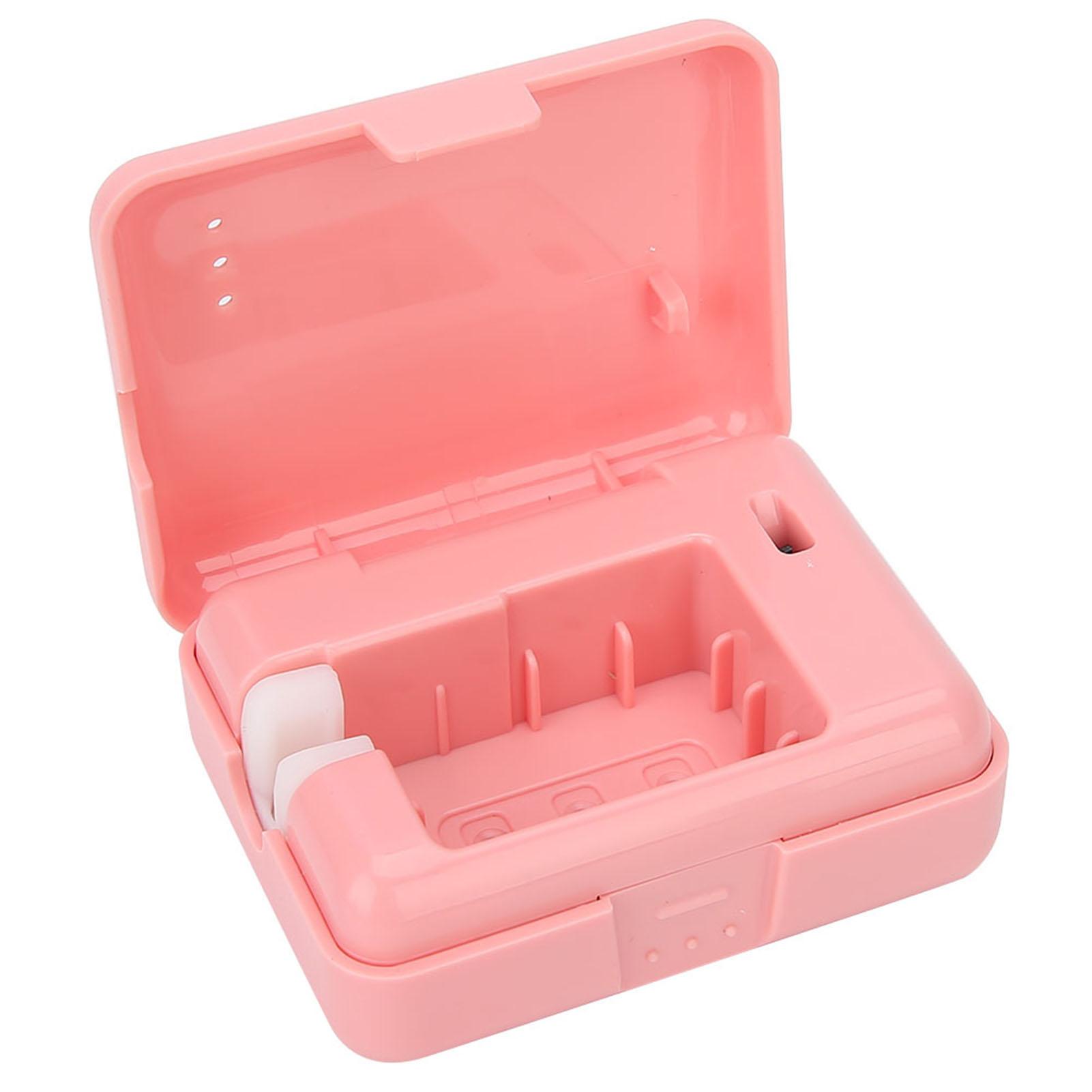 

Портативная настенная ультрафиолетовая машина для чистки держателя головки зубной щетки(Розовый ЕС) розовый