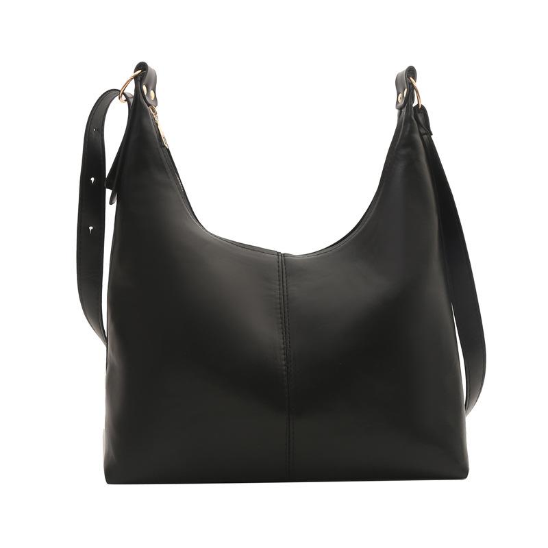 Women'S Bag Fashion Shoulder Bag Texture Pu Armpit Bag Large Capacity Messenger Bag Niche Versatile Tote Bag