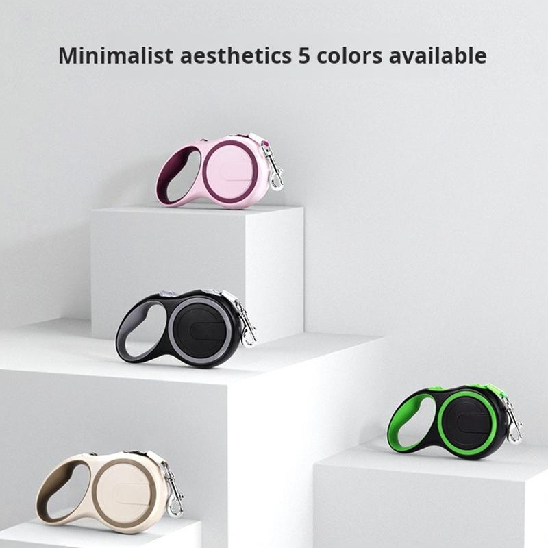 3m 5m Hundeleine Einziehbar Roulette Halsband für Kleine Große Hunde Zubehör Verstellbar Langlebig Spazierengehen Wandern Bulldogge Seil